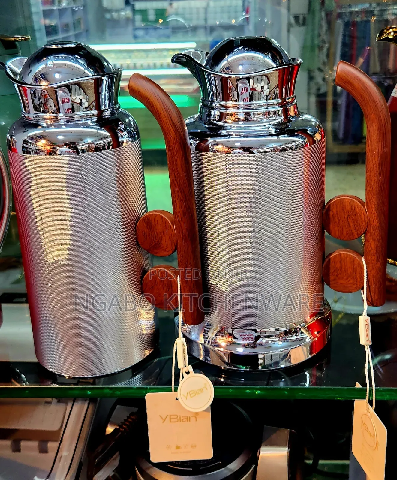 Ybian Brand Vacuum Flasks.