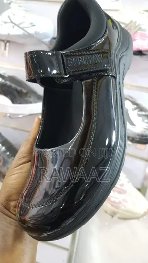 Girls Black School Shoes