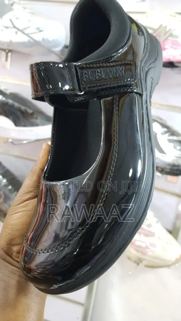 Girls Black School Shoes