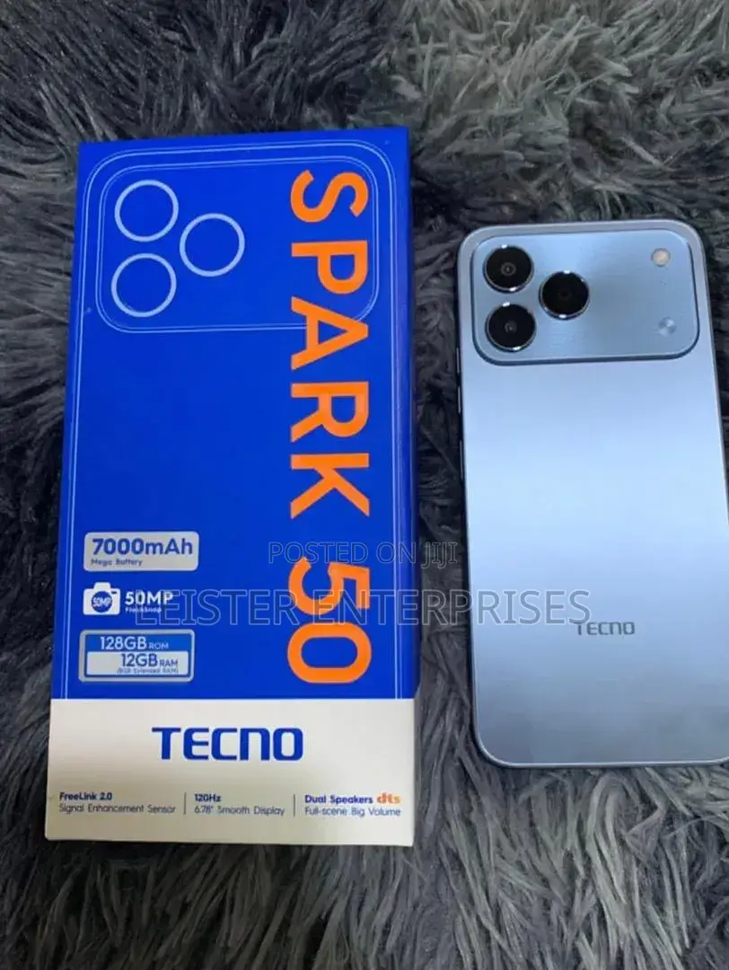 New Tecno Spark 50 128 GB Black