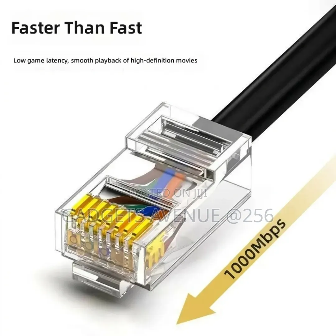 Rj45 Ethernet Cable Connectors, for Terminating Networking 100pcs