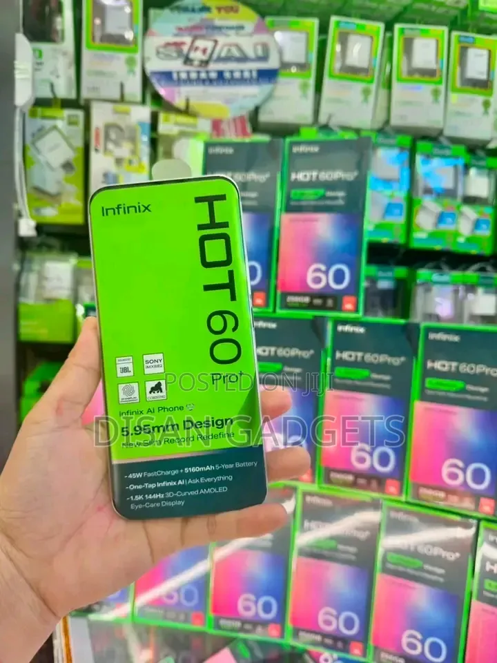 New Infinix Hot 60 Pro+ 256 GB Black