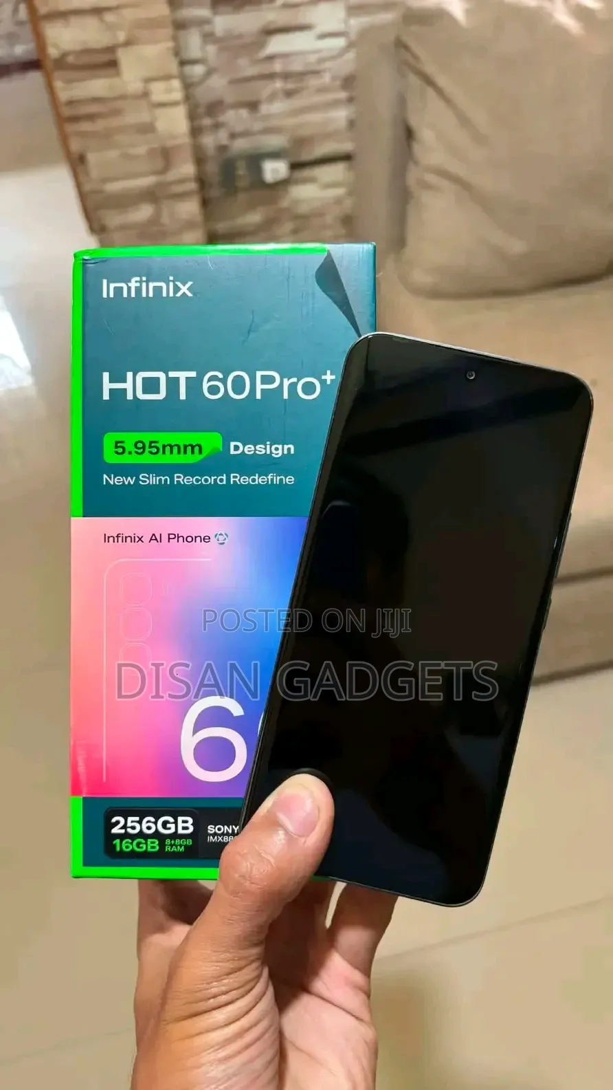 New Infinix Hot 60 Pro+ 256 GB Black