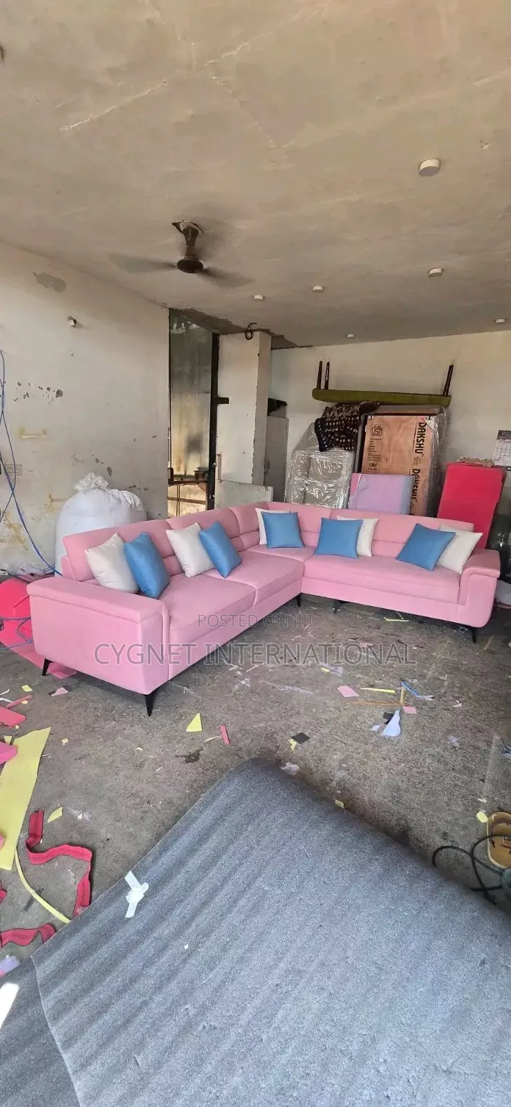 Stylish and Modern L Shape Sofa Set