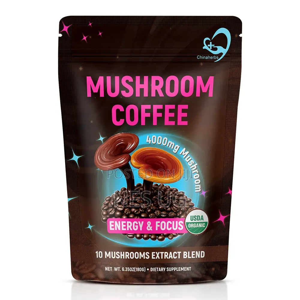 Organic Mushroom Coffee Extracts For Energy Focus