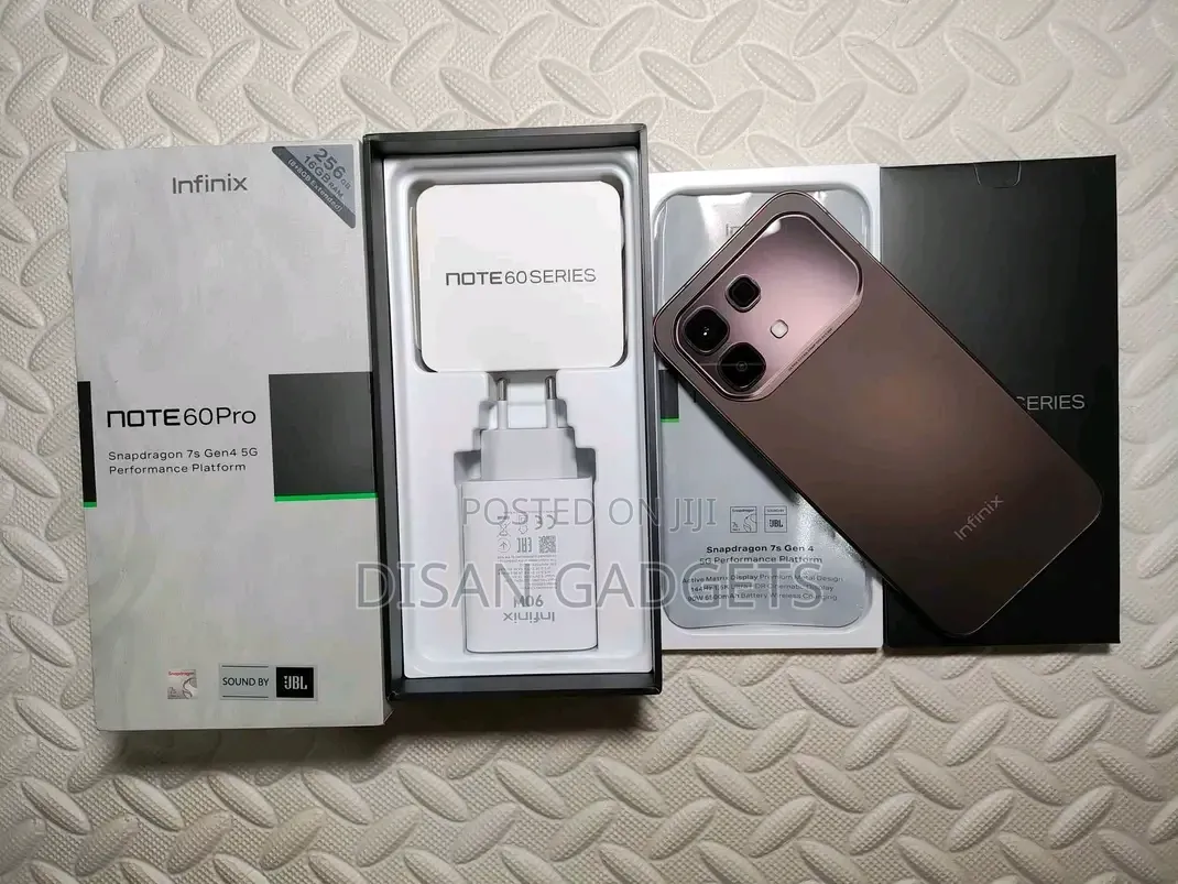 New Infinix Note 60 Pro 256 GB Gray