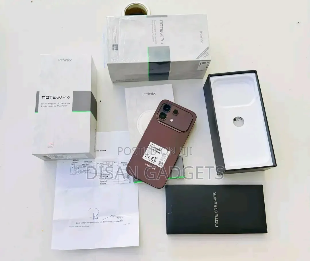 New Infinix Note 60 Pro 256 GB Bronze