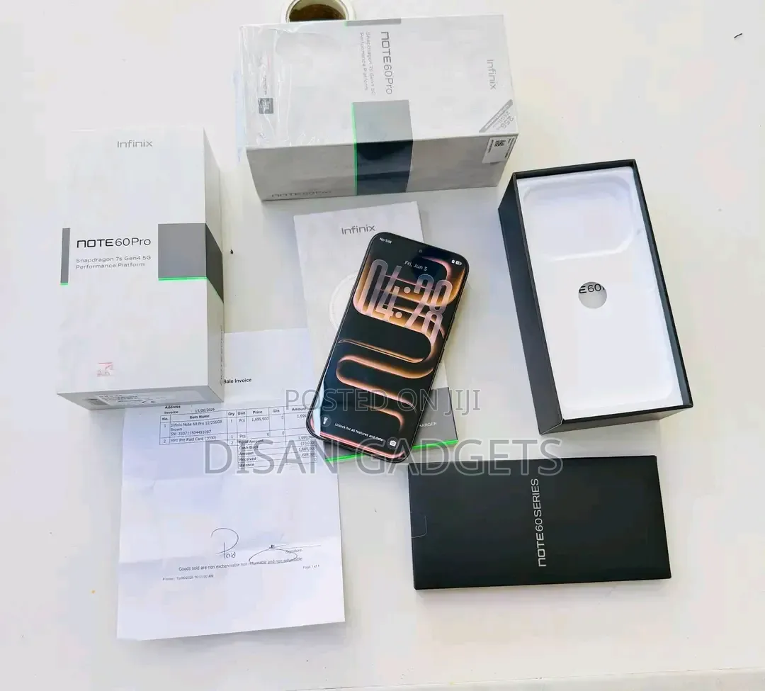 New Infinix Note 60 Pro 256 GB Bronze