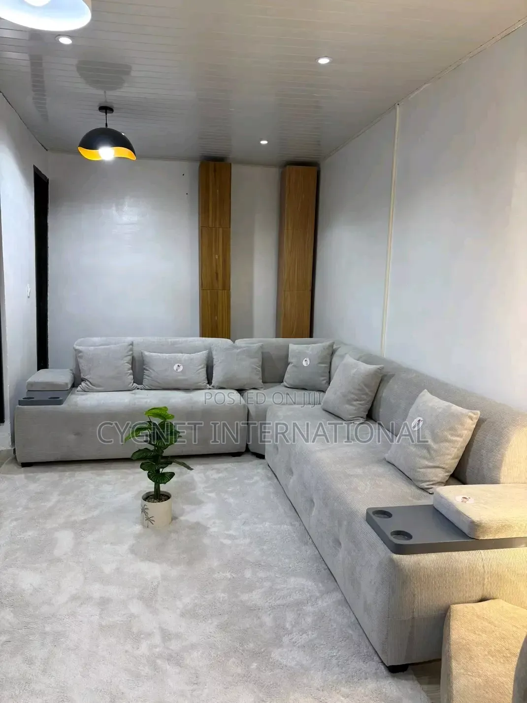 Executive Modern L Shape Sofa Set