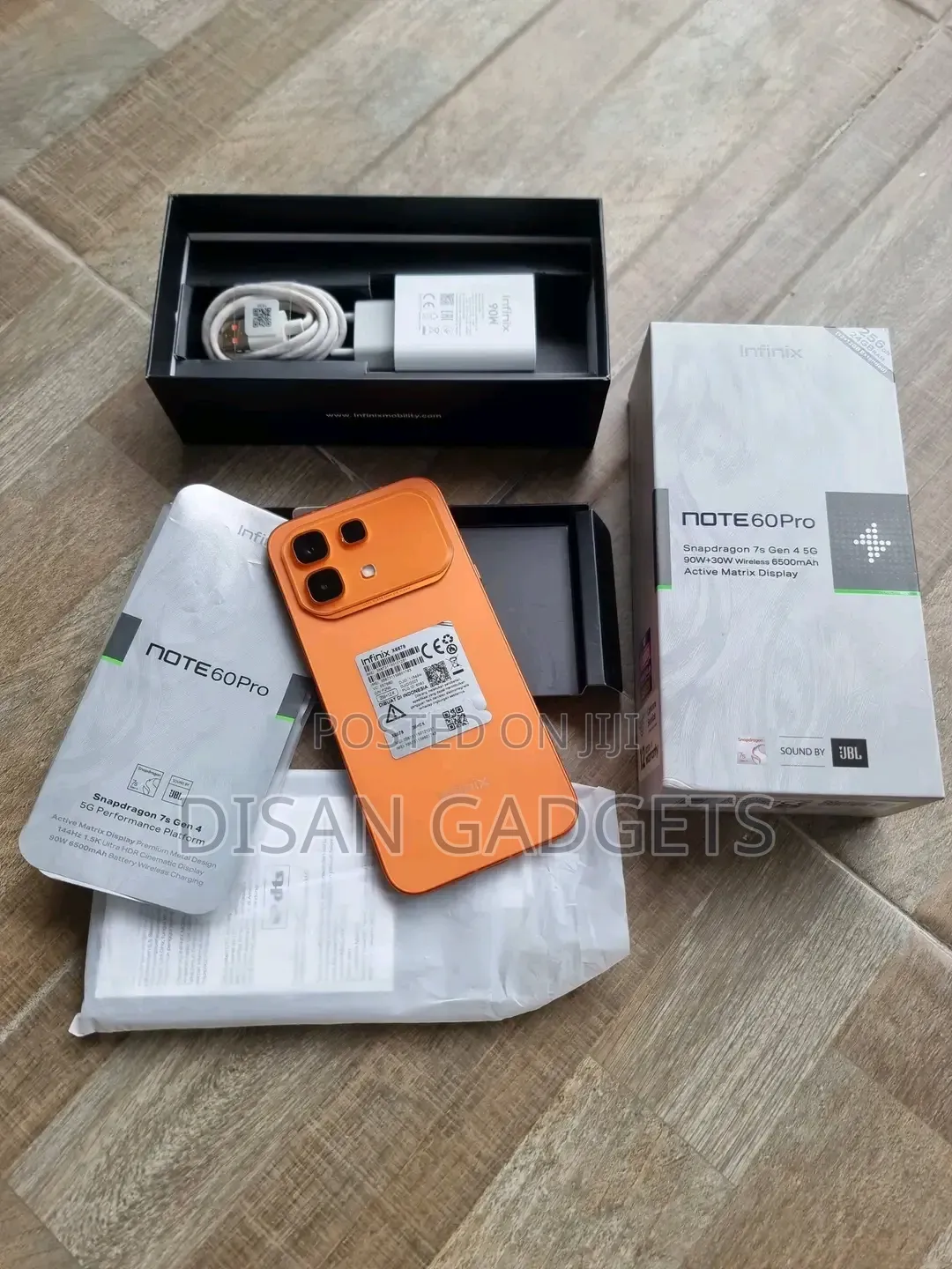 New Infinix Note 60 Pro 256 GB Orange