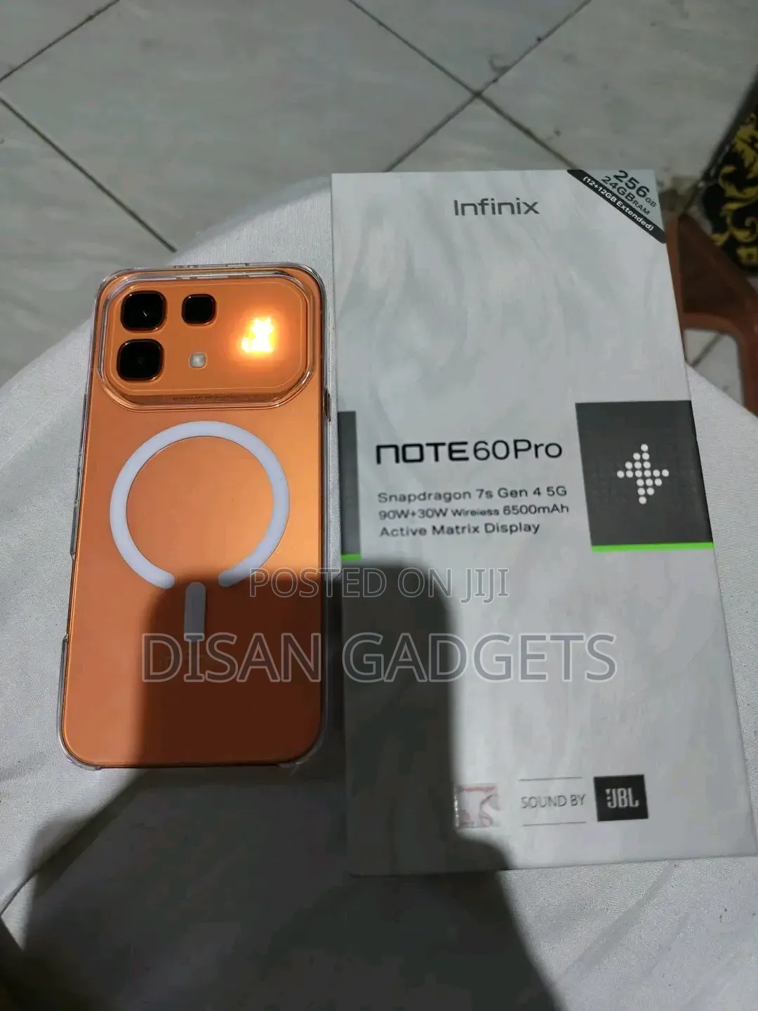 New Infinix Note 60 Pro 256 GB Orange