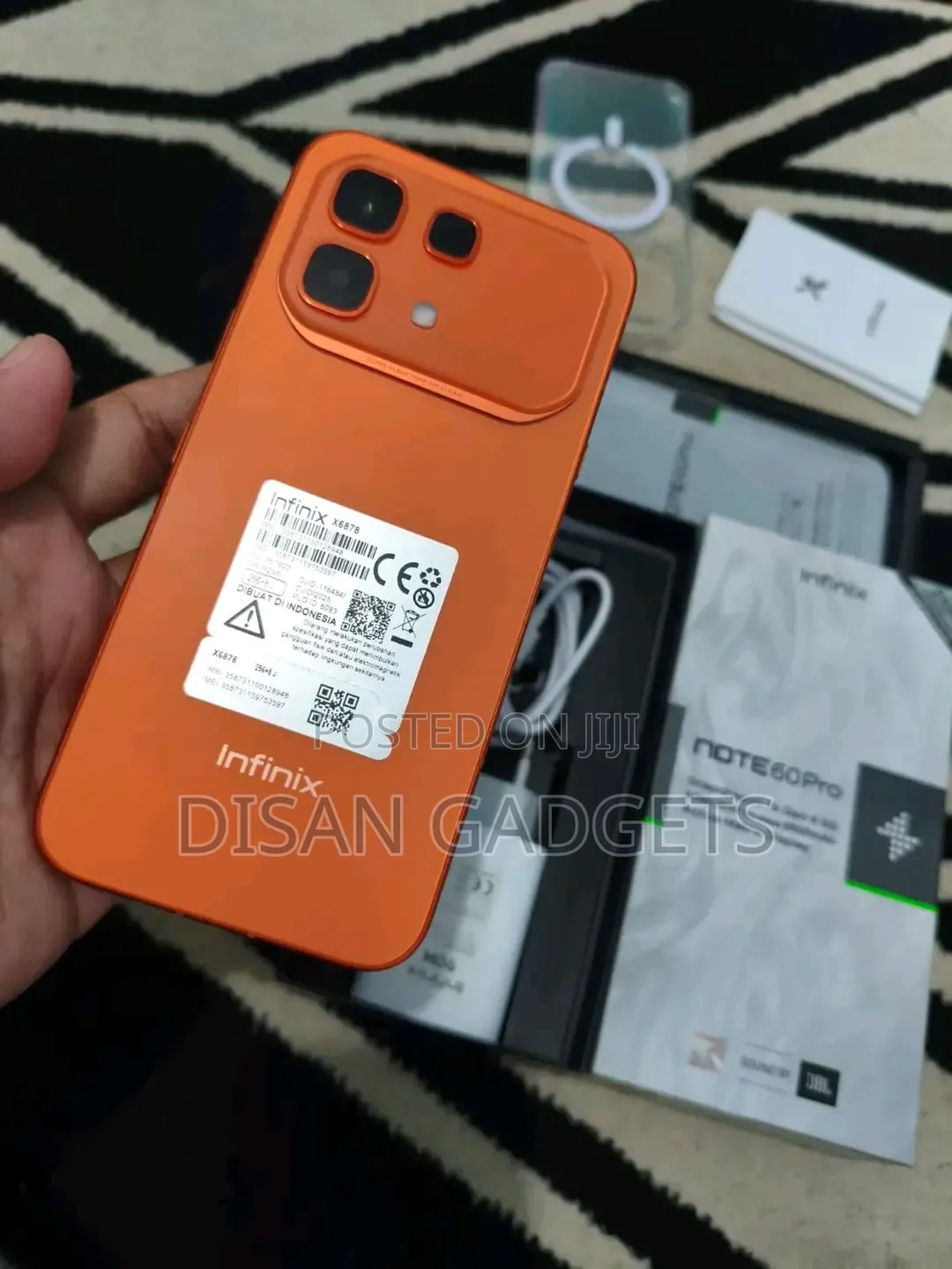 New Infinix Note 60 Pro 256 GB Orange