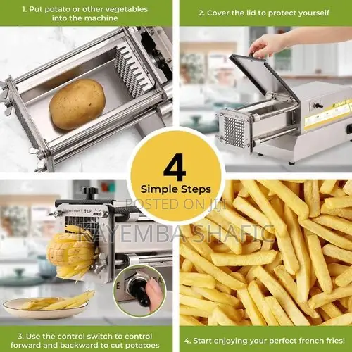 Heavy Duty Commercial Electric Chips Cutter / Potato Slicer