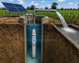 750w Solar Borehole Water Pump 29m Head 10000l/H 96v High Flow