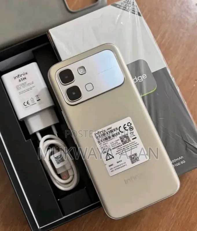 New Infinix Note Edge 256 GB Gray