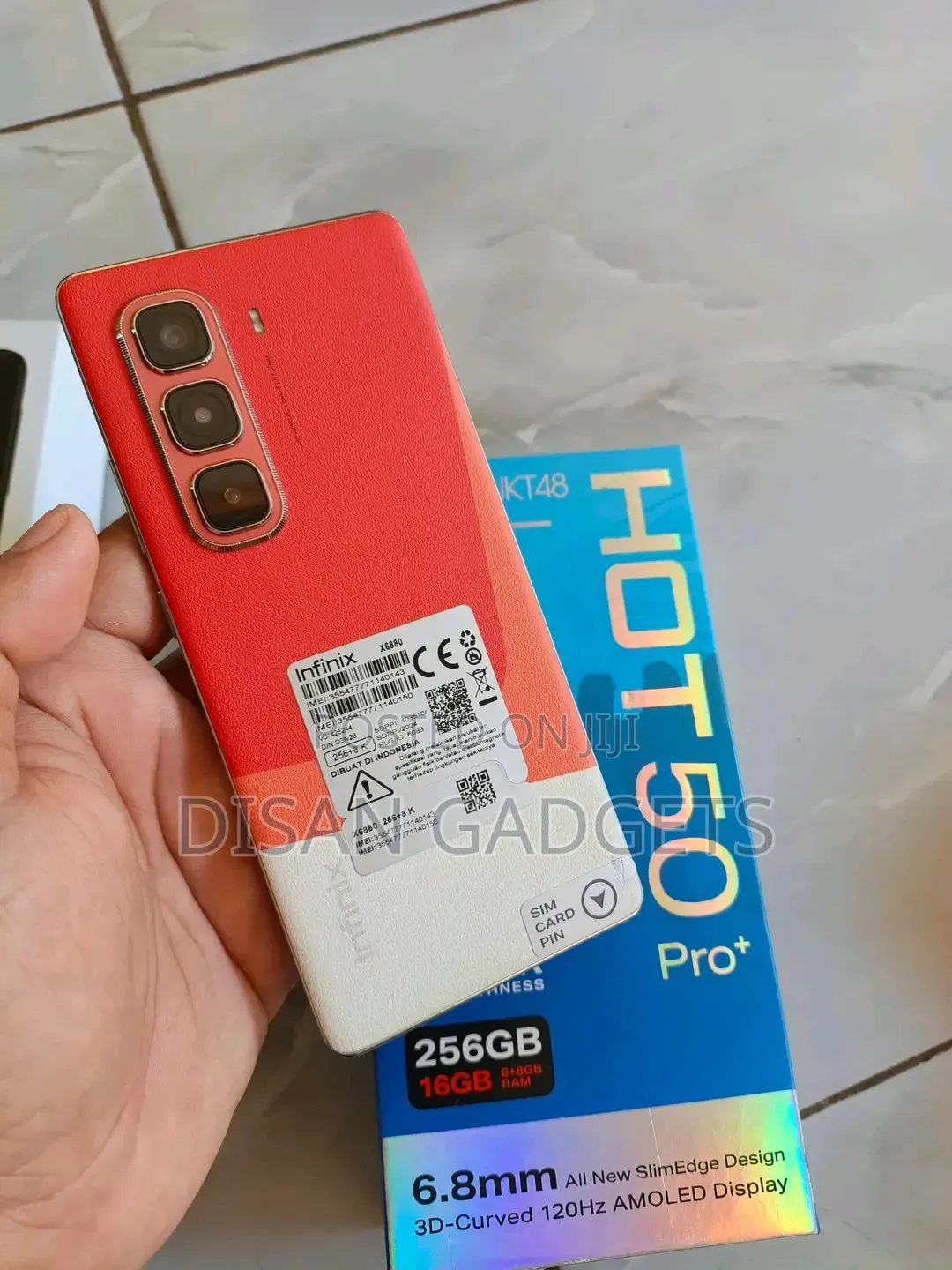 New Infinix Hot 50 Pro+ 4G 256 GB Red