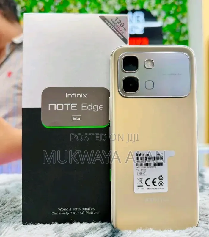 New Infinix Note Edge 256 GB Gray