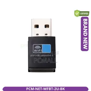 2in1 Usb 2.0 Wifi 4 Bluetooth 4.0 Dongle New Black