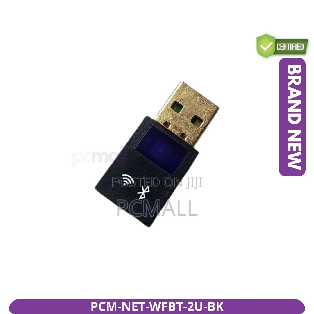 2in1 Usb 2.0 Wifi 4 Bluetooth 4.0 Dongle New Black