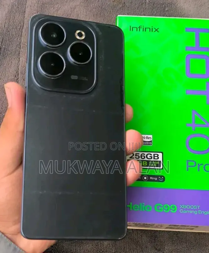 New Infinix Hot 40 Pro 256 GB Black