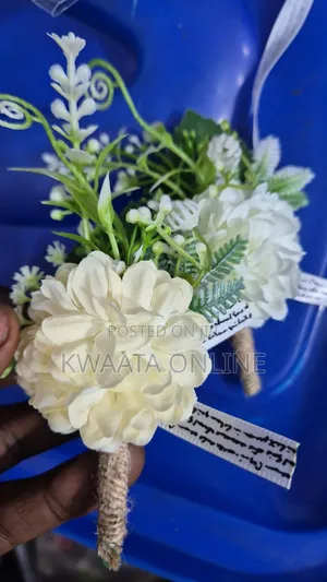Artificial Boutonnieres Flower Suit/Wrist for Groom and Best Man
