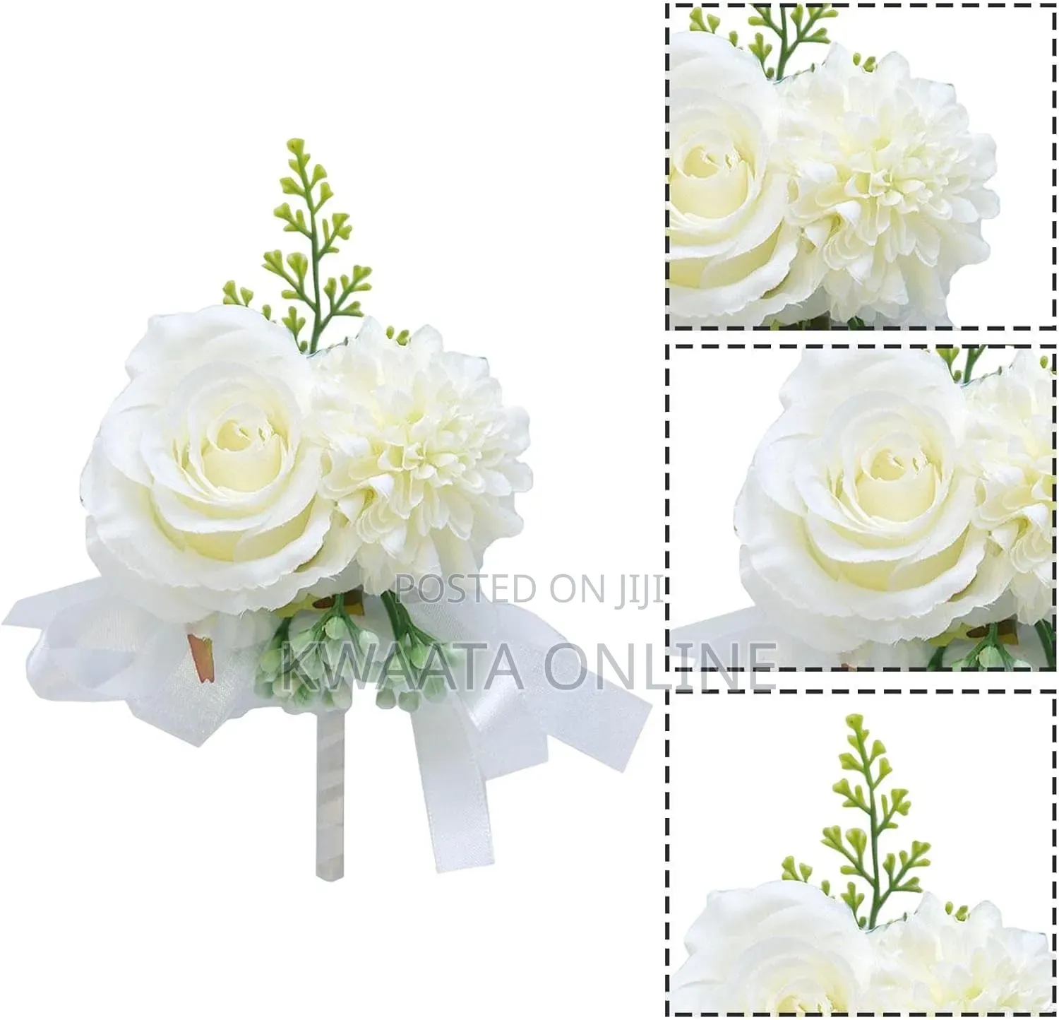 Artificial Boutonnieres Flower Suit/Wrist for Groom and Best Man