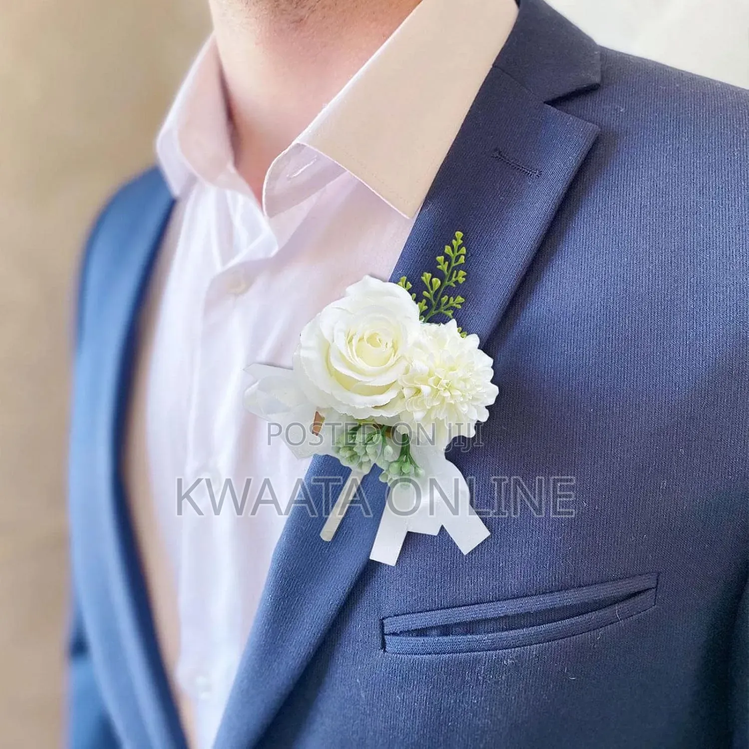 Artificial Boutonnieres Flower Suit/Wrist for Groom and Best Man