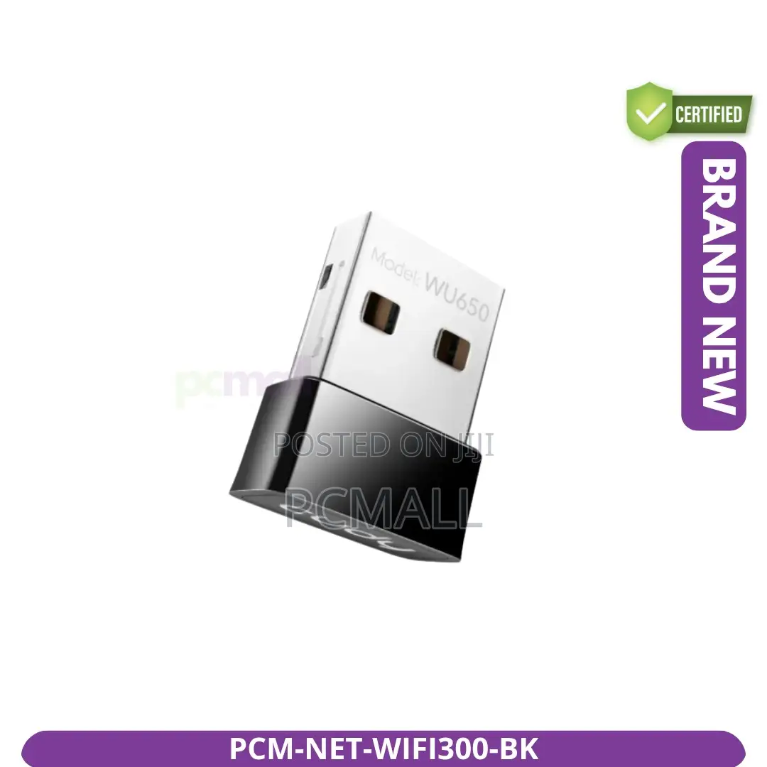 Mini Usb Wifi Adapter 300mbps Dongle Brand New Black