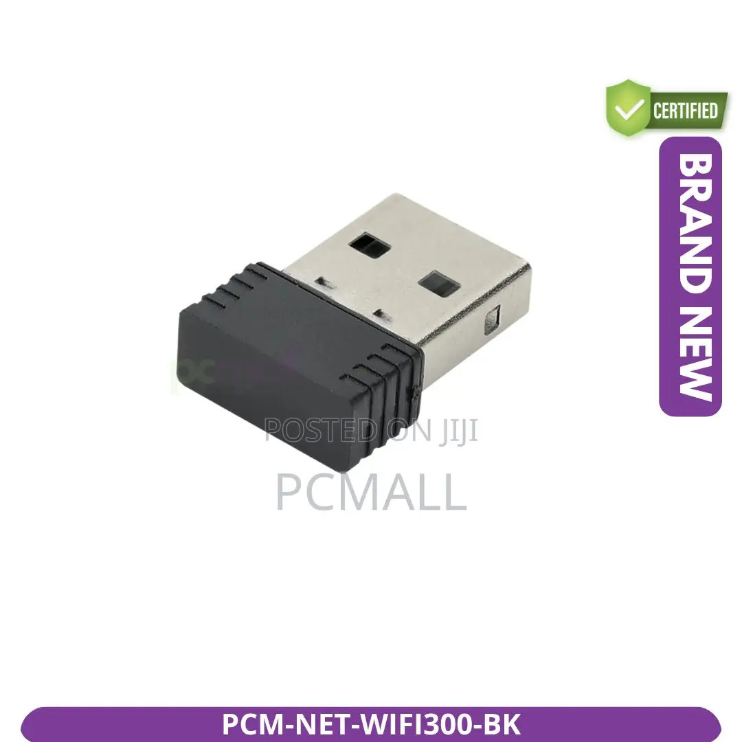 Mini Usb Wifi Adapter 300mbps Dongle Brand New Black