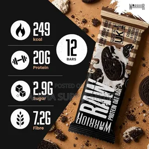 Warrior Protein Bar –20g Protein, Low Sugar [Cookies And Cream](1 Bar)