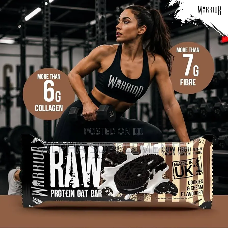 Warrior Protein Bar –20g Protein, Low Sugar [Cookies And Cream](1 Bar)