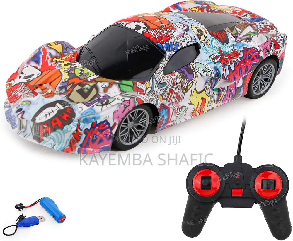 Ren Da Top Racing Graffiti Remote Control Car (Ages 8+)