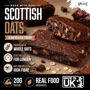 Warrior Protein Bar – 20g Protein, Low Sugar, Double Chocolate