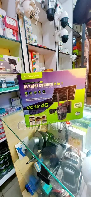 Calus Ai 4g Solar Security Camera – Dual Lens, Wire-Free Monitoring