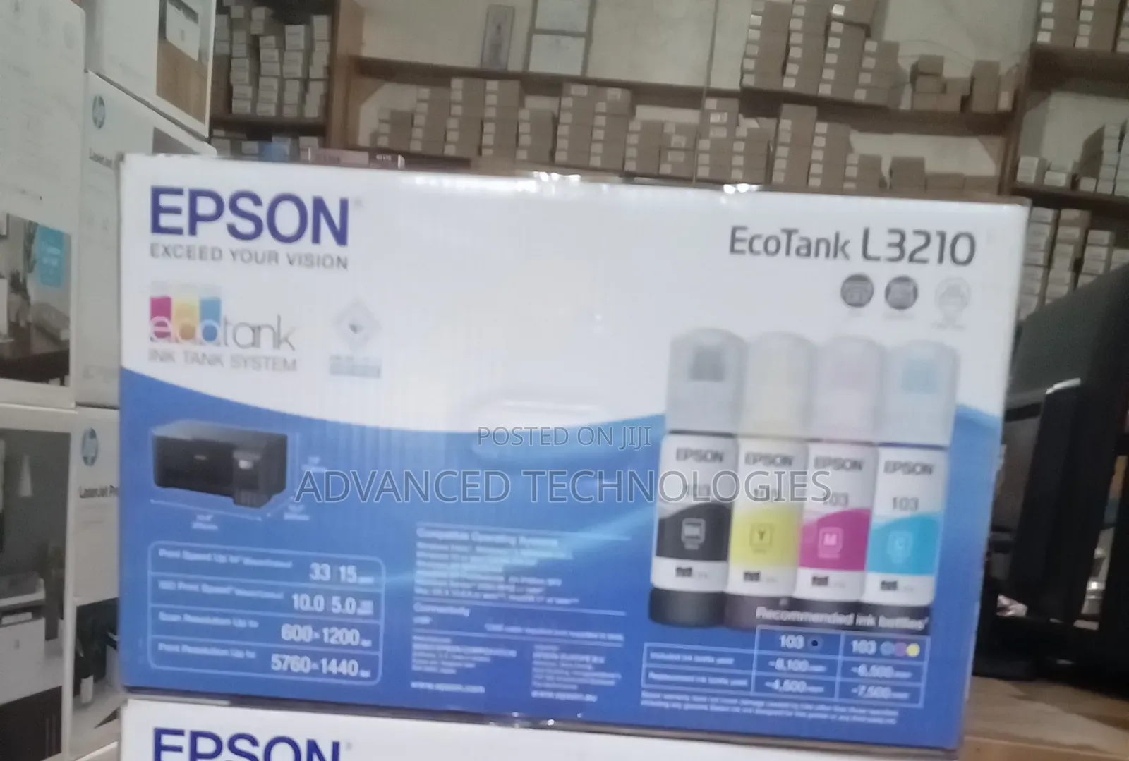 Epson Printer Eco Tank L3210