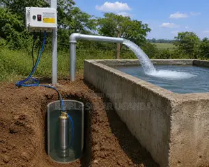 370w Ac Electric Deep Well Borehole Pump 64m Head 3900l/H