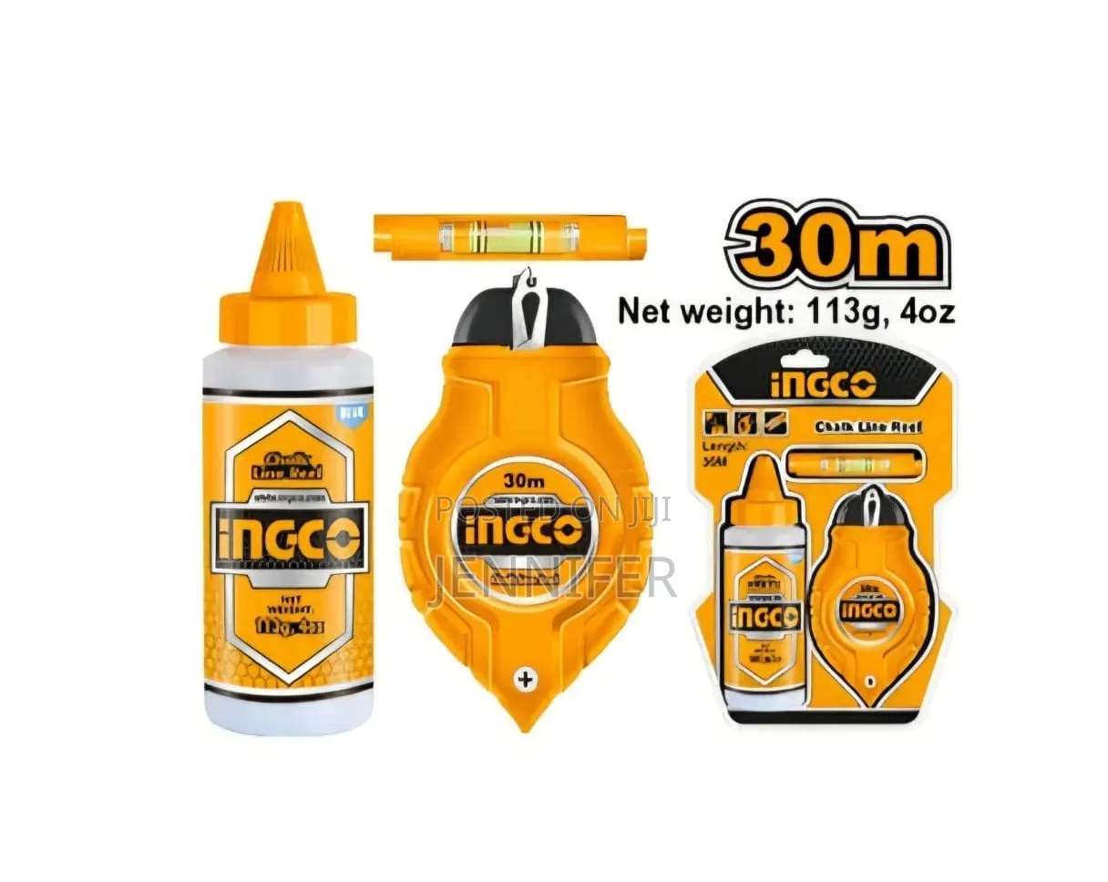 Ingco Chalk Line Reel Set