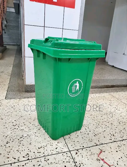 ,150 L Waste Disposal Dust Bins in Green for School Office Apartments