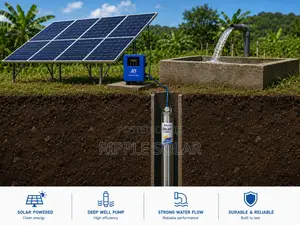 4000w Solar Borehole Water Pump 280m Head Ac/Dc 12000l/H
