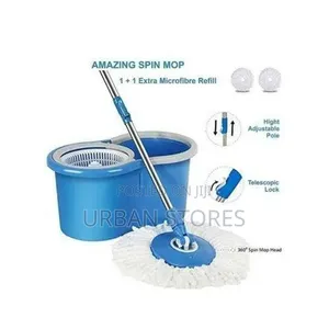 360 Spin Magic Mop With Bucket - Multicolor