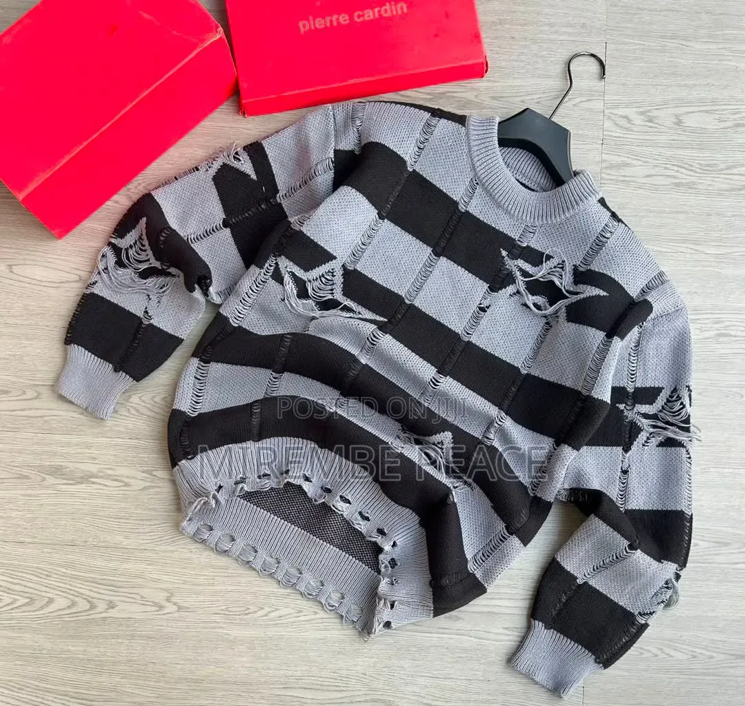 Distressed Knitted Sweaters