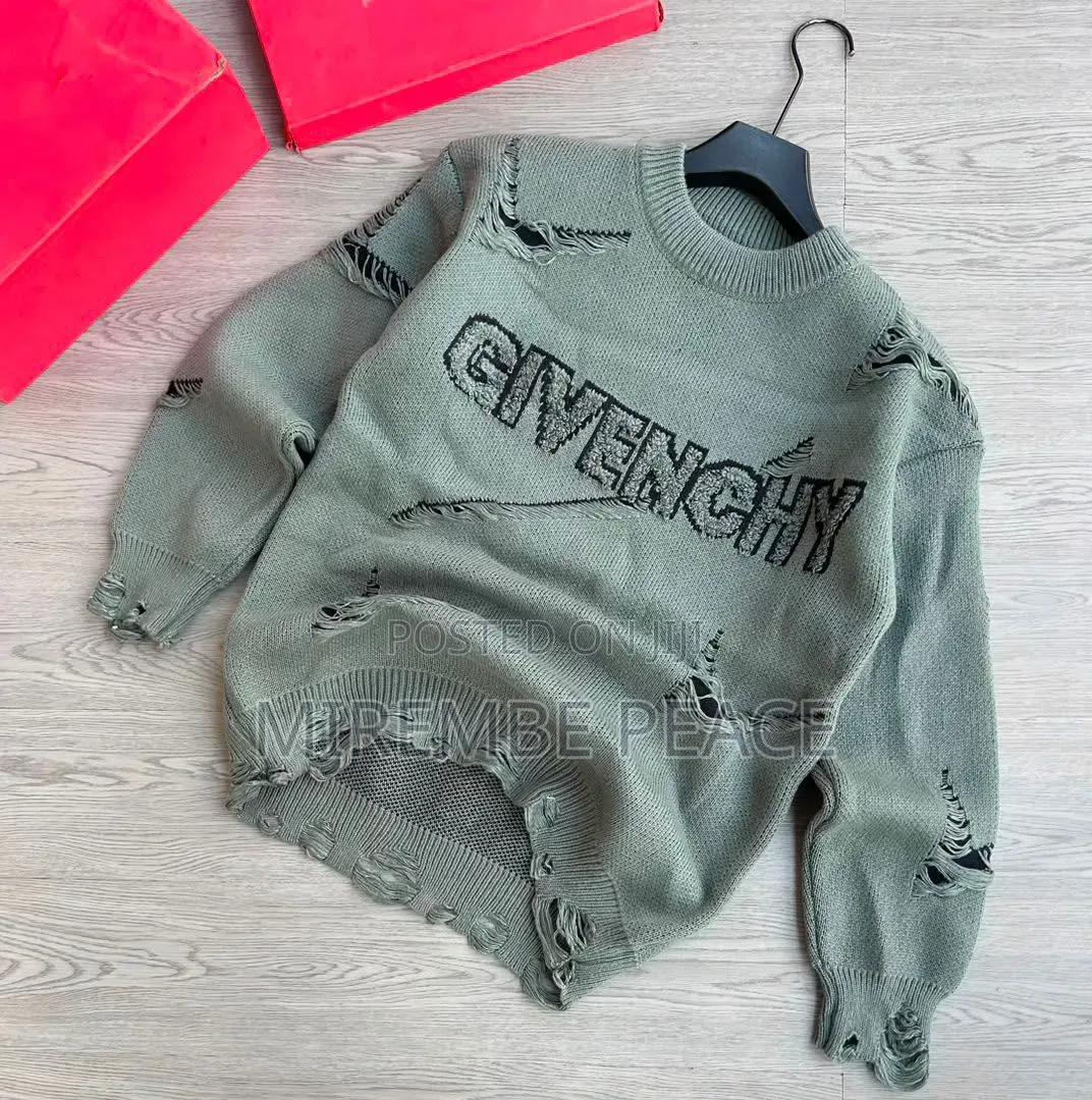 Distressed Knitted Sweaters