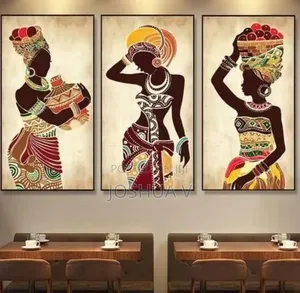 African Black Women Canvas Painting