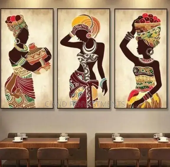 African Black Women Canvas Painting