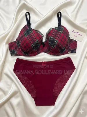 Savana 38b Burgundy Set
