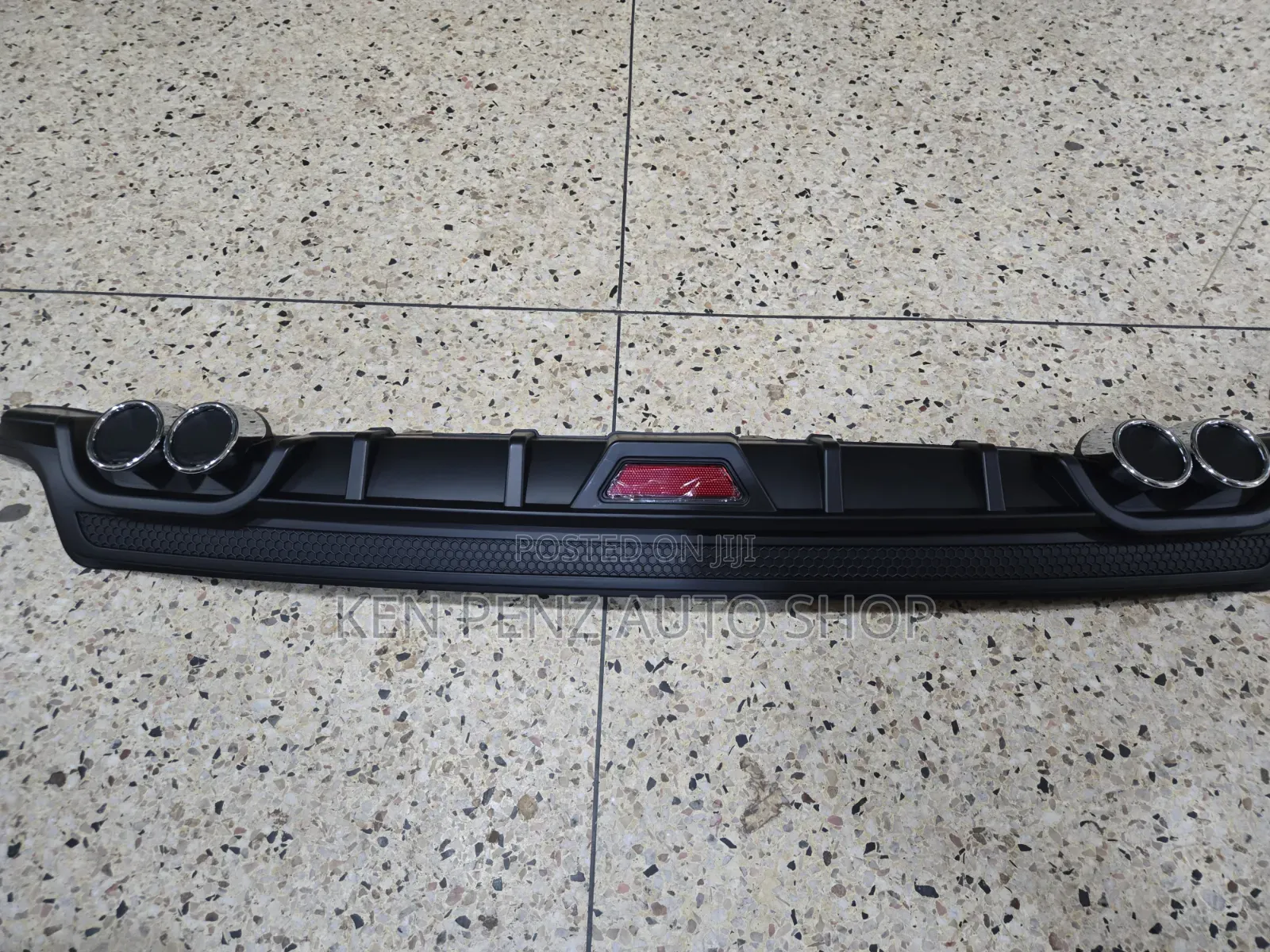 Car Rear Bumper Diffuser ( Black Color)