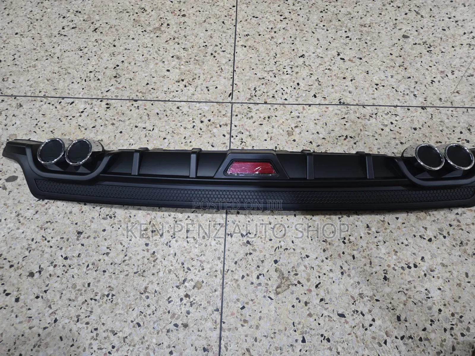 Car Rear Bumper Diffuser ( Black Color)