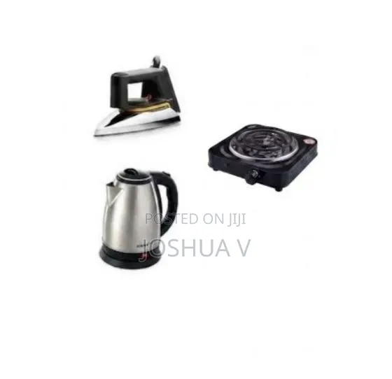 Flat Iron, Single Coil Hotplate, 2l Top Scarlett Kettle