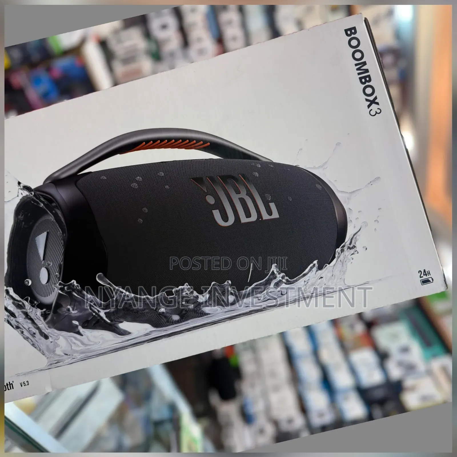 JBL Boombox 3 Portable Bluetooth Speaker. Boom Box 3
