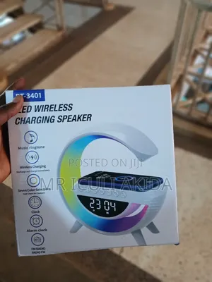 G-Shap Bluetooth Wireless Charging Speaker WTH Integrated Led Lighting